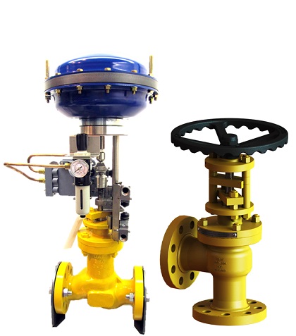Pneumatic Actuated Control Globe and Angle Valve